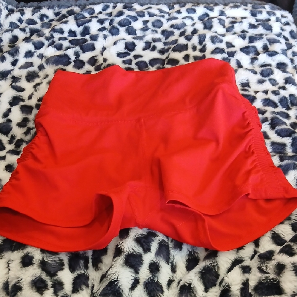 Halara Women's Scrunch Red Athletic Shorts